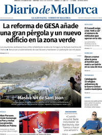 Portada Diario de Mallorca 2026-06-24