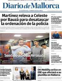 Portada Diario de Mallorca 2026-02-25