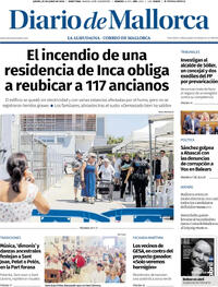 Portada Diario de Mallorca 2026-06-25
