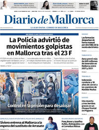 Portada Diario de Mallorca 2026-02-26