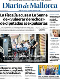Portada Diario de Mallorca 2026-05-26