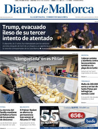 Portada Diario de Mallorca 2026-04-27