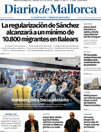 Portada Diario de Mallorca 2026-01-28