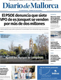Portada Diario de Mallorca 2026-04-28