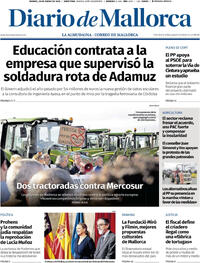 Portada Diario de Mallorca 2026-01-30