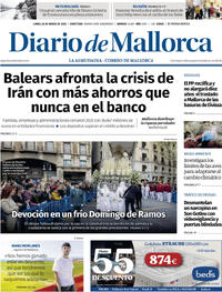 Portada Diario de Mallorca 2026-03-30