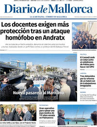Portada Diario de Mallorca 2026-03-31