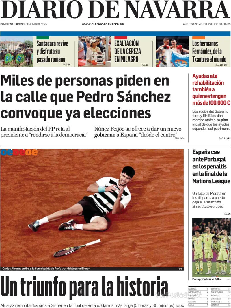Portada Hoy 2025-06-09