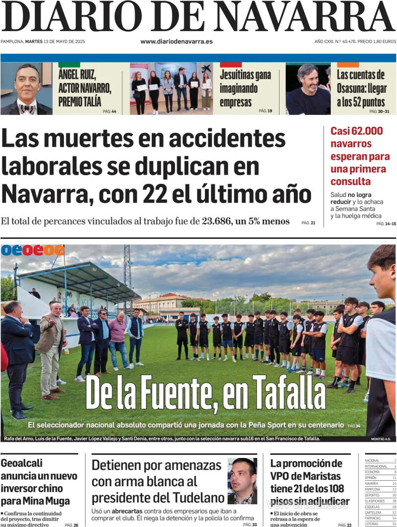 Portada Hoy 2025-05-13