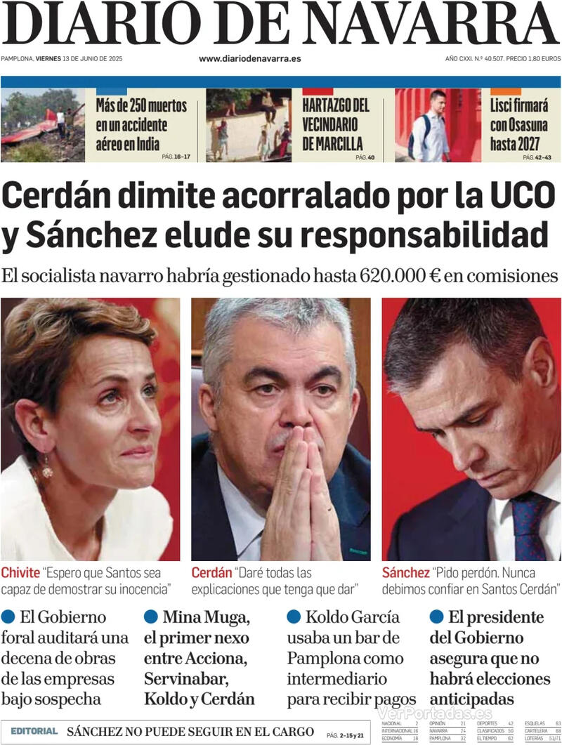 Portada Hoy 2025-06-13