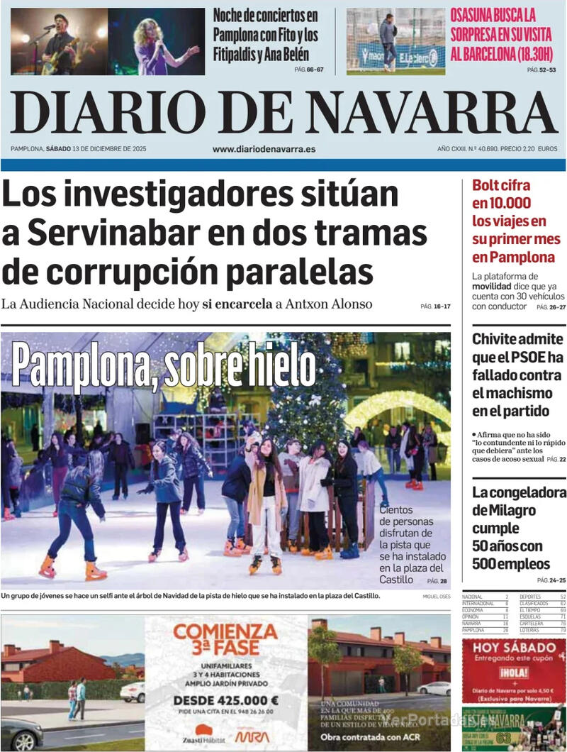 Portada Hoy 2025-12-13