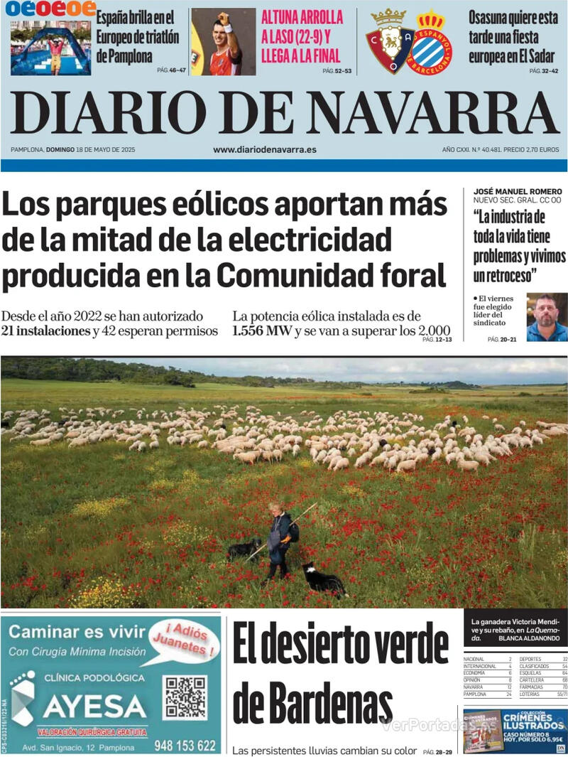 Portada Hoy 2025-05-18
