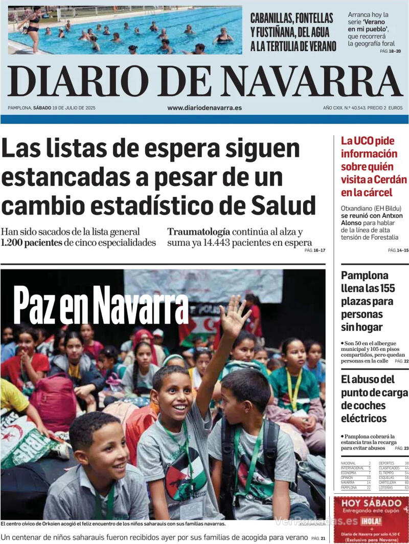 Portada Hoy 2025-07-19