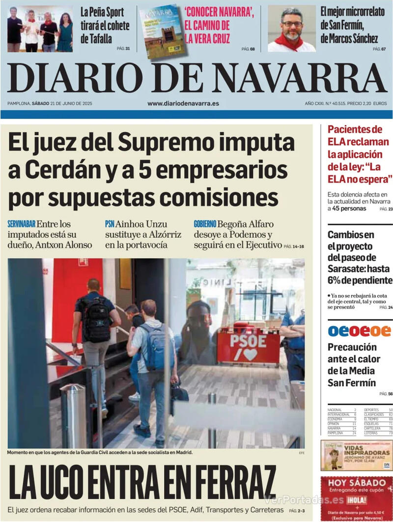 Portada Hoy 2025-06-21