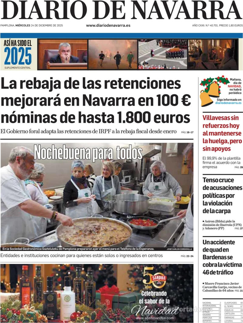 Portada Hoy 2025-12-24