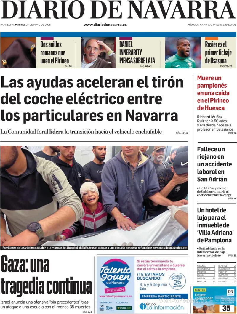Portada Hoy 2025-05-27