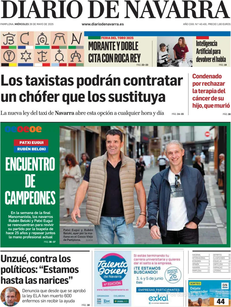 Portada Hoy 2025-05-28