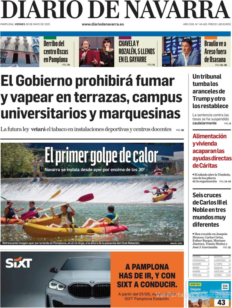 Portada Hoy 2025-05-30