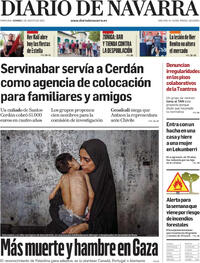 Portada Diario de Navarra 2025-08-01