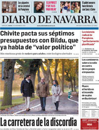 Portada Diario de Navarra 2025-11-01