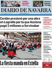 Portada Diario de Navarra 2025-08-02