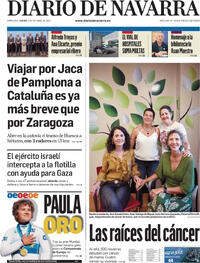 Portada Diario de Navarra 2025-10-02