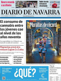 Portada Diario de Navarra 2025-11-02