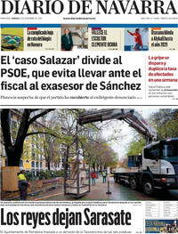Portada Diario de Navarra 2025-12-05