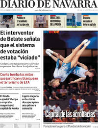 Portada Diario de Navarra 2025-11-06