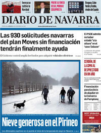Portada Diario de Navarra 2025-12-06