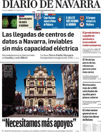 Portada Diario de Navarra 2025-10-07