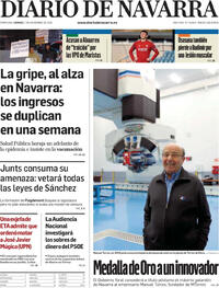 Portada Diario de Navarra 2025-11-07
