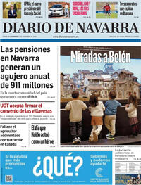 Portada Diario de Navarra 2025-12-07