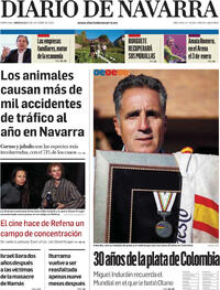 Portada Diario de Navarra 2025-10-08