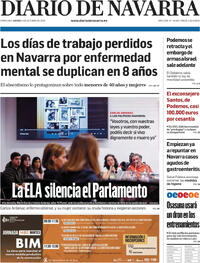 Portada Diario de Navarra 2025-10-09
