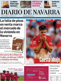 Portada Diario de Navarra 2025-11-09
