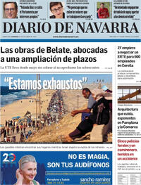 Portada Diario de Navarra 2025-10-12