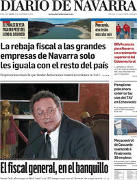 Portada Diario de Navarra 2025-11-13
