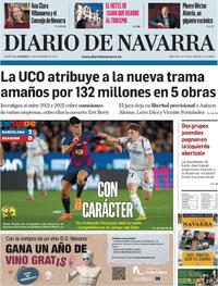 Portada Diario de Navarra 2025-12-14