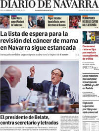 Portada Diario de Navarra 2025-10-15