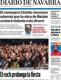 Portada Diario de Navarra 2025-07-16