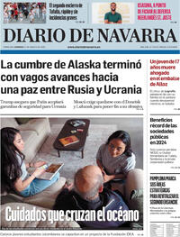 Portada Diario de Navarra 2025-08-17