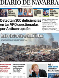 Portada Diario de Navarra 2025-09-17