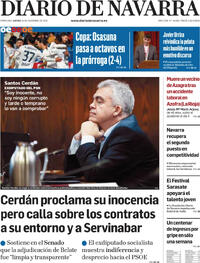 Portada Diario de Navarra 2025-12-18