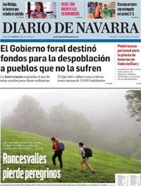 Portada Diario de Navarra 2025-07-20