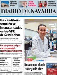 Portada Diario de Navarra 2025-09-20