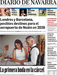 Portada Diario de Navarra 2025-08-21