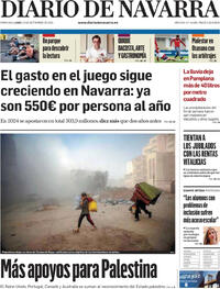 Portada Diario de Navarra 2025-09-22