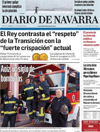 Portada Diario de Navarra 2025-11-22