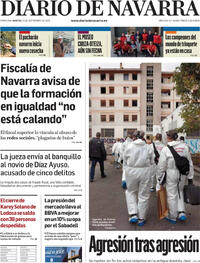 Portada Diario de Navarra 2025-09-23